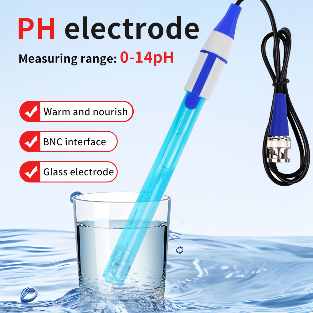 Ph Meter Digital Water Tester - Sonde d'électrode PH ORP, connecteur BNC,