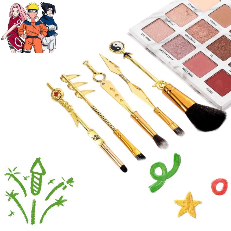 Industrial Tools - Ensemble de 5 pinceaux de maquillage