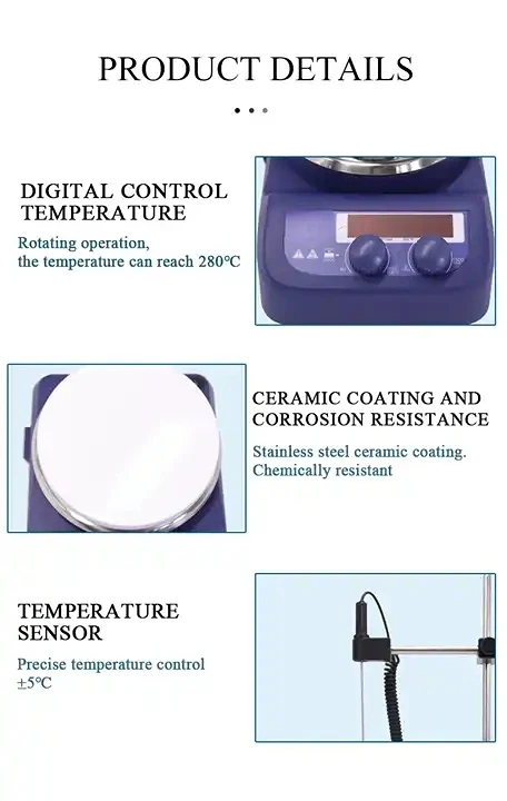 Agitateur magnétique chauffant - Lab Magnetic Stirrer Hot Plate avis et prix